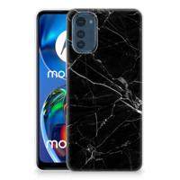Motorola Moto E32/E32s | TPU | Siliconen hoesje | Marmer Zwart - Origineel Cadeau Vader - thumbnail
