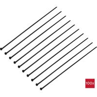 TRU COMPONENTS TC-12814196 Kabelbinder 370 mm 4.8 mm Zwart Met metalen tong, UV-bestendig 100 stuk(s) - thumbnail