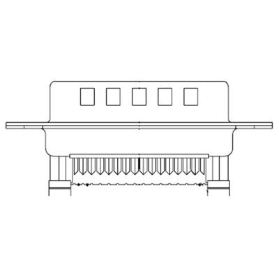 Molex 1727040076 D-sub connector Aantal polen: 9 1 stuk(s) Box