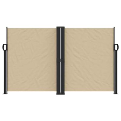 VidaXL Windscherm uittrekbaar 140x1200 cm beige