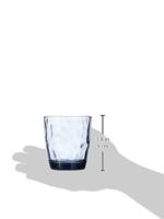 Bormioli Rocco Waterglazen Diamond - Blauw - 300 ml - 6 stuks - thumbnail