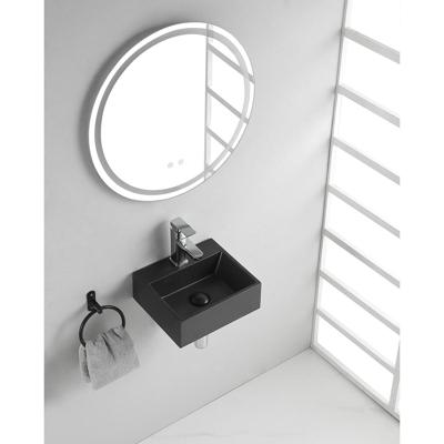 Wiesbaden Leto Fontein 33.5x29x11.5 cm Zwart Quartz