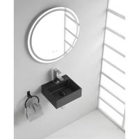 Wiesbaden Leto Fontein 33.5x29x11.5 cm Zwart Quartz - thumbnail