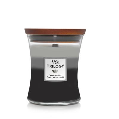 WoodWick trilogy warm woods medium candle