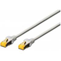 Digitus DK-1644-A-100 RJ45 Netwerkkabel, patchkabel CAT 6A S/FTP 10.00 m Grijs Halogeenvrij, Verdraaide paren, Snagless, Vlambestendig 1 stuk(s) - thumbnail