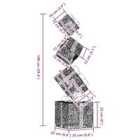 Kerstdecoratie geschenkdoos 80 LED's warm wit - thumbnail