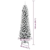 Kunstkerstboom met 150 LED Wit 150 cm PVC en Metaal en Plastic - thumbnail
