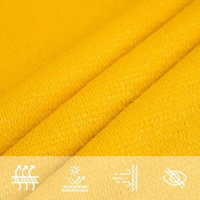 VidaXL Zonnezeil 160 g/m² driehoekig 5x5x6 m hdpe geel