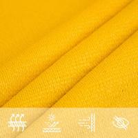 VidaXL Zonnezeil 160 g/m² driehoekig 5x5x6 m hdpe geel - thumbnail