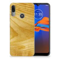 Motorola Moto E6 Plus | Bumper Hoesje | Licht Hout - thumbnail