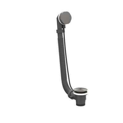 Badoverloopset IVY Geborsteld Metal Black PVD Badoverloopset IVY Geborsteld Metal Black PVD