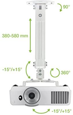 Techly ICA-PM 18S projector beugel Plafond Zilver - thumbnail