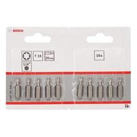 Bosch Accessoires Bit extra-hard T15, 25 mm 10st - 2607001608 - thumbnail