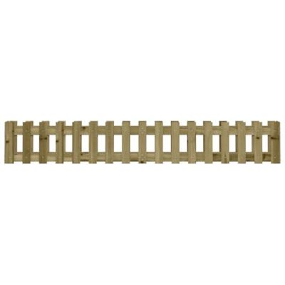 VidaXL Plantenbak verhoogd hekontwerp 200x30x30 cm geïmpregneerd hout