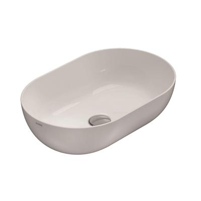 Waskom Luca Sanitair Blobo 54x37x16cm Opzet Wastafel (Zonder kraangat) Wit Waskom Luca Sanitair Blobo 54x37x16cm Opzet Wastafel (Zonder kraangat) Wit