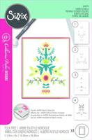 Sizzix • layered stencils a6 folk tree 4pcs - thumbnail