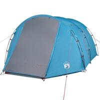 VidaXL Tunneltent 4-persoons waterdicht blauw - thumbnail