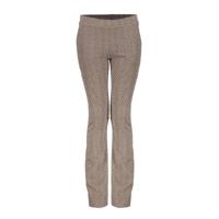 Geisha winter flare broek meisjes - bruin/goud - jacquard - thumbnail