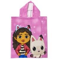 Poncho-Handdoek met Capuchon Gabby's Dollhouse Roze 50 x 115 cm - thumbnail