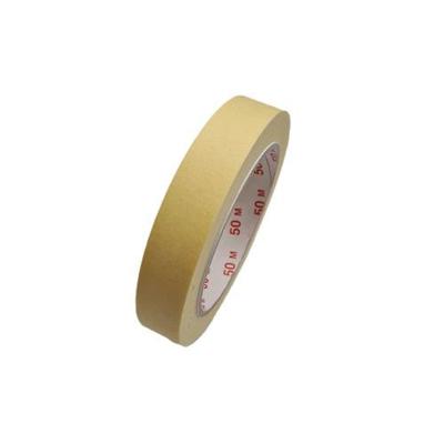 Tape crêpe 19mm x 50 meter afplakband Tape crêpe 19mm x 50 meter afplakband
