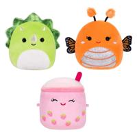 Jazwares Squishmallows knuffel pluche - micromallows mony, tristan, victoria - 3dlg. - thumbnail
