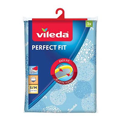 Hoes voor Strijkplank Vileda Perfect Fit 34/42 x 114/122 cm Blauw Turkoois Hoes voor Strijkplank Vileda Perfect Fit 34/42 x 114/122 cm Blauw Turkoois