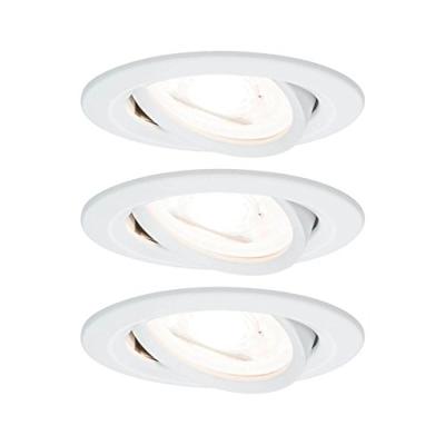 Paulmann 93431 Inbouwlamp Set van 3 stuks 19.5 W Wit (mat)
