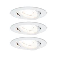 Paulmann 93431 Inbouwlamp Set van 3 stuks 19.5 W Wit (mat) - thumbnail