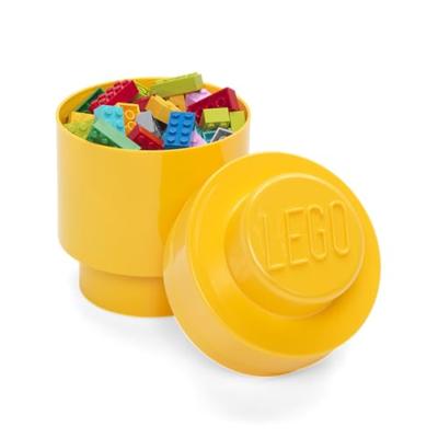 Room Copenhagen LEGO Storage Brick 1 Rond Geel opbergdoos Room Copenhagen LEGO Storage Brick 1 Rond Geel opbergdoos