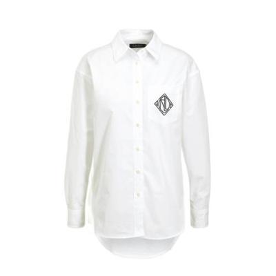 Lauren Ralph Lauren blouse BRAWLEY met printopdruk wit Lauren Ralph Lauren blouse BRAWLEY met printopdruk wit