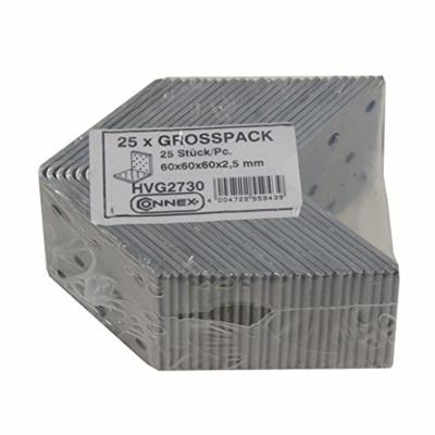 Connex Geperf. Winkelhaak 60X60X60 25St Vz - HVG2730