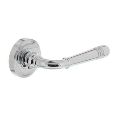 Deurkruk Emily op rozet met 7mm nokken chroom Deurkruk Emily op rozet met 7mm nokken chroom