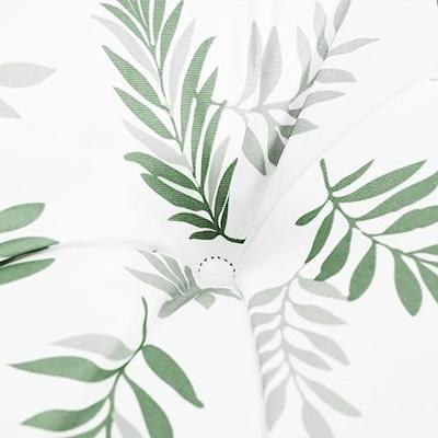 VidaXL Stoelkussens 6 st 50x50x7 cm stof bladpatroon VidaXL Stoelkussens 6 st 50x50x7 cm stof bladpatroon