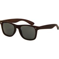 AZ Eyewear zonnebril unisex houtlook donkerbruin (AZB 042 P) - thumbnail