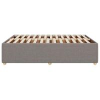 Bedframe zonder matras stof taupe 140x190 cm - thumbnail