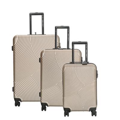 Enrico Benetti Louisville kofferset driedelig-Champagne