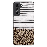 Samsung Galaxy S21 FE hoesje - Leopard lines - thumbnail