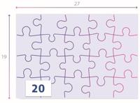 Clementoni legpuzzel super color bluey, 2x20st. - thumbnail