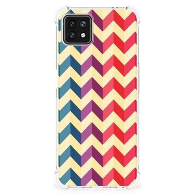 OPPO A53 5G | A73 5G Doorzichtige Silicone Hoesje Zigzag Multi Color OPPO A53 5G | A73 5G Doorzichtige Silicone Hoesje Zigzag Multi Color