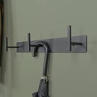 Kapstok Lux Zwart 3-haaks - thumbnail