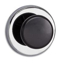 Maul Krachtmagneet (Ø x h) 67 mm x 33 mm Rond, Met knop Zilver, Zwart 1 stuk(s) 6155096 - thumbnail
