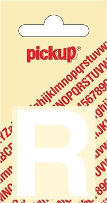 Plakletter Helvetica 40 mm Sticker witte letter r Pickup - Pickup Plakletter Helvetica 40 mm Sticker witte letter r Pickup - Pickup