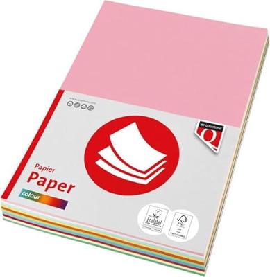 Quantore Kopieerpapier fastprint a4 120gr 10kleuren x10vel 100vel Quantore Kopieerpapier fastprint a4 120gr 10kleuren x10vel 100vel