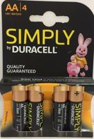 Goobay LR6 4-BL Duracell Simply Wegwerpbatterij AA Alkaline - thumbnail