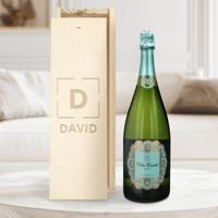 Cava in gegraveerde kist - Villa Conchi (Magnum) 1.5L - thumbnail