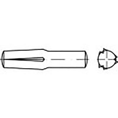 TOOLCRAFT TO-6865863 Gekerfde conische geleidepen Staal 100 stuk(s)