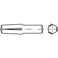 TOOLCRAFT TO-6865863 Gekerfde conische geleidepen Staal 100 stuk(s) - thumbnail