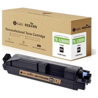 G&G Toner vervangt Kyocera TK-5280 Compatibel Zwart 13000 bladzijden Reborn remanufactured 21296 G&G Toner vervangt Kyocera TK-5280 Compatibel Zwart 13000 bladzijden Reborn remanufactured 21296