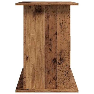 VidaXL Aquariumstandaard 101x41x58 cm bewerkt hout oud houtkleurig VidaXL Aquariumstandaard 101x41x58 cm bewerkt hout oud houtkleurig