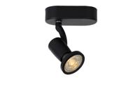 Lucide JASTER-LED - Plafondspot - LED - GU10 - 1x5W 2700K - Zwart - thumbnail